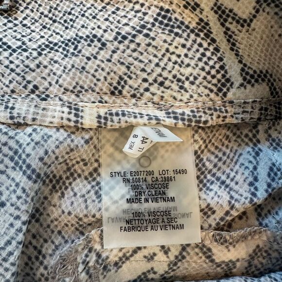 Elie Tahari Snake Print Women's Size 8 - Picture 9 of 12